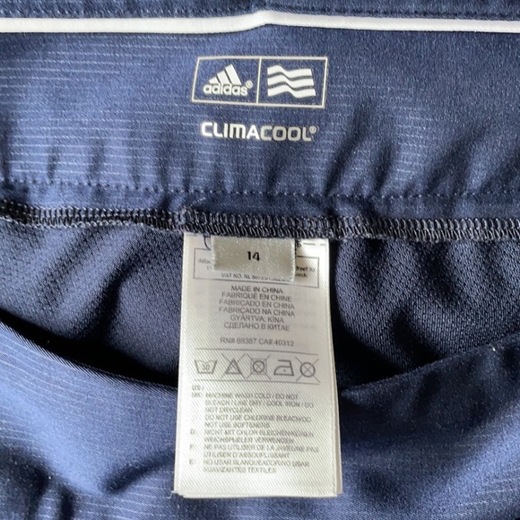 💕4/$25💕 ADIDAS CLIMACOOL NAVY SKORT - Picture 5 of 6